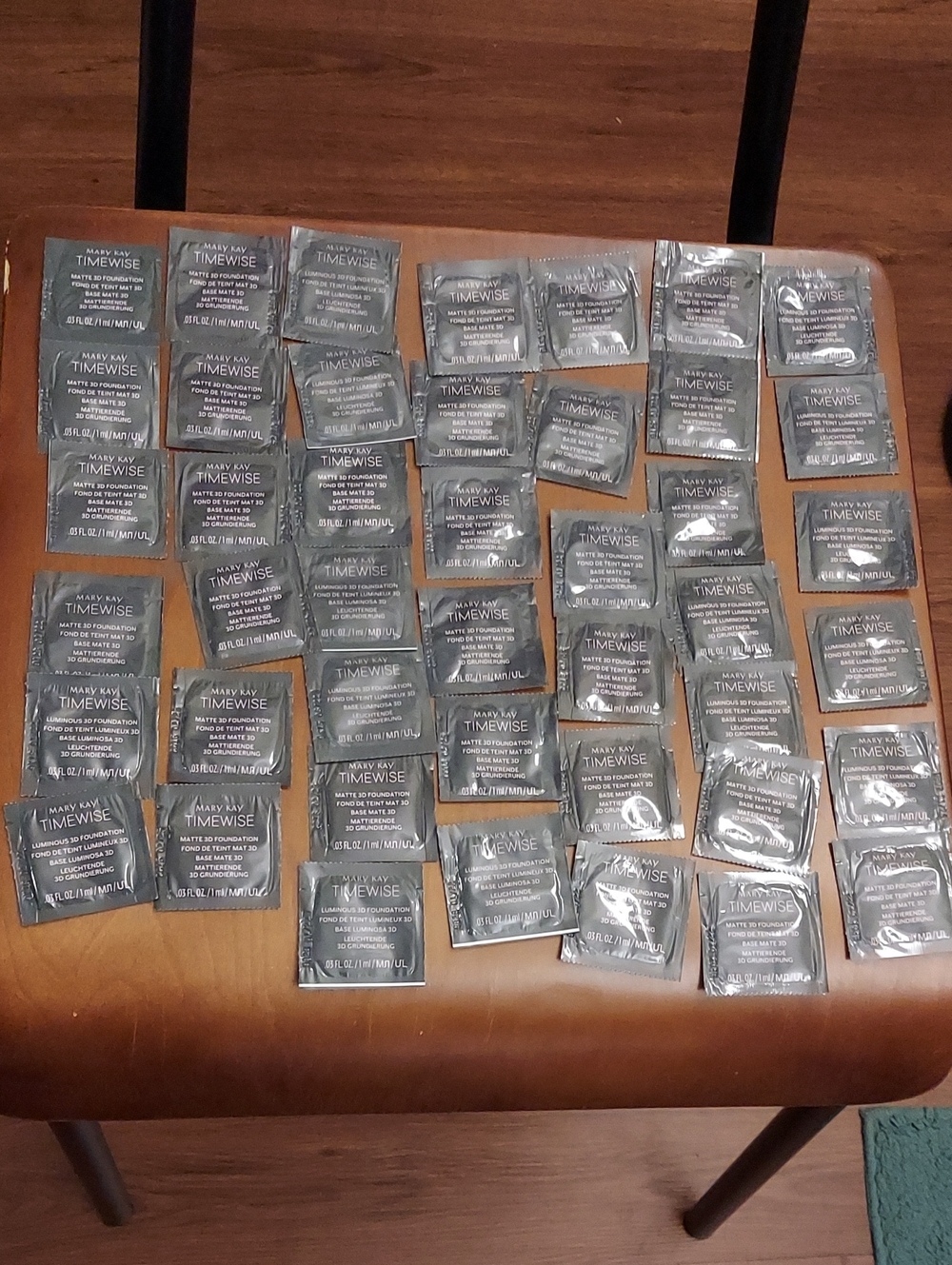 Mary Kay TimeWise Sample Packets - 44 Samples NWT